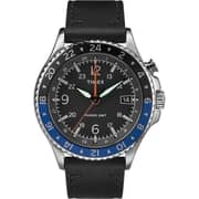 TIMEX Allied Black Leather Analog Men Watch TW2R43600