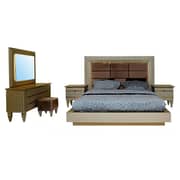 Milan Collection 5pcs Bedroom Set 205x210cm