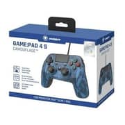 Snakebyte Game:Pad Wired PS4 Controller With 3m Cable - Blue Camoflage