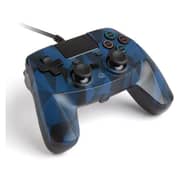 Snakebyte Game:Pad Wired PS4 Controller With 3m Cable - Blue Camoflage