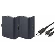 Venom Twin Rechargeable Battery Packs For Xbox One Black VS2850