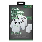 Venom Twin Docking Station For Xbox One With 2 x Rechargeable Battery White VS2859