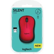 Logitech 910004880 M220 Silent Wireless Mobile Mouse Red