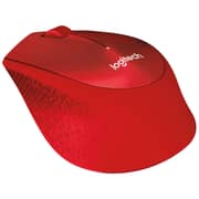 Logitech M330 Wireless Mouse Silent Plus Red