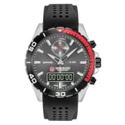 Swiss Military Hanowa Black Silicone Men Watch WS6-4298.3.04.009