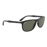 Ray Ban Black Plastic Polarized Unisex Sunglasses RB4291-601/9A-58