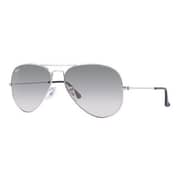 Ray Ban Aviator Silver Metal Unisex Sunglasses RB3025-003/32-58