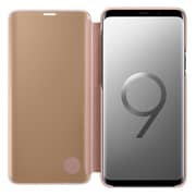Samsung Clear View Standing Cover Gold For Galaxy S9 Plus