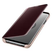 Samsung Clear View Standing Cover Gold For Galaxy S9 Plus