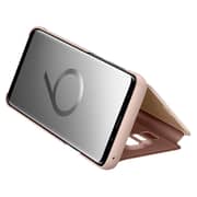 Samsung Clear View Standing Cover Gold For Galaxy S9 Plus