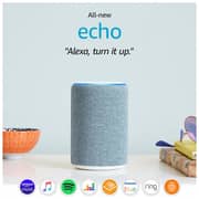 All-new Amazon Echo (3rd generation) Smart speaker with Alexa Twilight Blue Fabric (International Version)