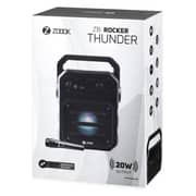 Zoook Bluetooth Speaker With Thunder Karaoke Mic - Black