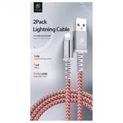 Dux Ducis Lightning Cable KII-Pro Series Grey 1m + 2m Bundle Offer