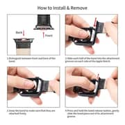 Dux Ducis 38/40mm Band Apple Watch Luxury Series Black