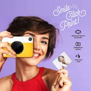 Kodak Printomatic Digital Instant Camera Yellow with Wide-angle 8 mm Lens - RODOMATICYL