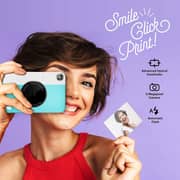 Kodak Printomatic Digital Instant Camera Blue with Wide-angle 8 mm Lens - RODOMATICBL