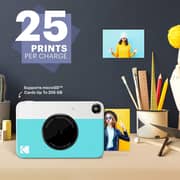 Kodak Printomatic Digital Instant Camera Blue with Wide-angle 8 mm Lens - RODOMATICBL