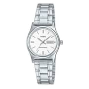 Casio LTP-V006D-7B2 Dress Silver Stainless Steel Analog Watch Women