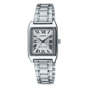 Casio LTP-V007D-7B Dress Silver Stainless Steel Analog Watch Women
