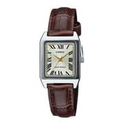 Casio Dress Brown Leather Women Analog Watch LTP-V007L-9B