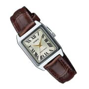 Casio Dress Brown Leather Women Analog Watch LTP-V007L-9B