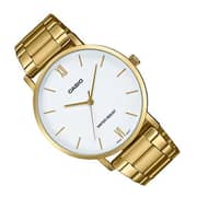 Casio Dress Gold Tone Stainless Steel Women Analog Watch LTP-VT01G-7B