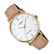 Casio Dress Leather Women Analog Watch LTP-VT01GL-7B