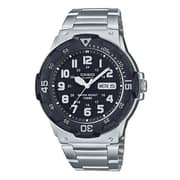 Casio Youth Silver Stainless Steel Men Analog Watch MRW-200HD-1B