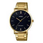 Casio Dress Gold Tone Stainless Steel Men Analog Watch MTP-VT01G-1B