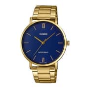Casio Dress Gold Tone Stainless Steel Men Analog Watch MTP-VT01G-2B