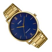 Casio Dress Gold Tone Stainless Steel Men Analog Watch MTP-VT01G-2B