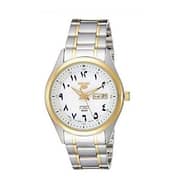 Seiko 5 Silver/Gold Stainless Steel Men Watch SNKP22J1