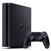 Sony PlayStation 4 Slim Gaming Console 500GB Black + Dual Shock 4 Control Black