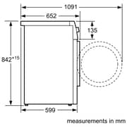 Siemens Dryer White 8 kg WT43N200GC