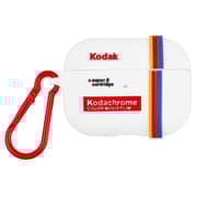 Case Mate Kodak AirPod Pro Case White with Kodachrome Stripe