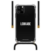 Lookabe Necklace Clear Case & Cord iPhone 11 Pro Black