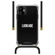 Lookabe Necklace Clear Case & Cord iPhone 11 Black