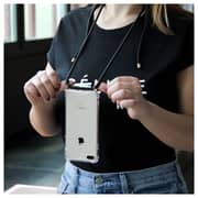 Lookabe Necklace Clear Case & Cord iPhone 11 Black