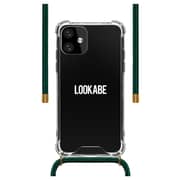 Lookabe Necklace Clear Case & Cord iPhone 11 Green
