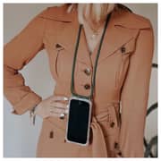 Lookabe Necklace Clear Case & Cord iPhone 11 Green