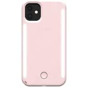 Lumee Duo Case With Selfie Light Millennial Pink iPhone 11