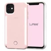 Lumee Duo Case With Selfie Light Millennial Pink iPhone 11