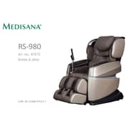 Medisana Relaxing Seat Full Body Massage Chair Brown/Silver RS980