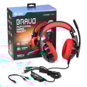 Zoook Bravo 7.1 Professional Gaming Headset Black/Red