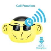 Promate Ape Mini High Definition Wireless Monkey Speaker With Smartphone Stand Yellow