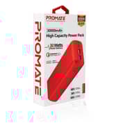 Promate TITAN 30C Power Bank 30000mAh Red