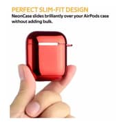 Promate NEONCASE Neon Case For Airpods - Maroon