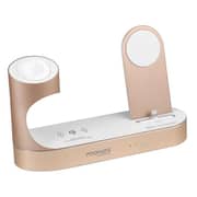 Promate POWERSTATE Apple Wireless Charging Dock Gold