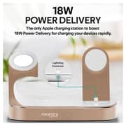 Promate POWERSTATE Apple Wireless Charging Dock Gold