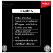 Impex Electric Kettle 1.8 Litres ER1801